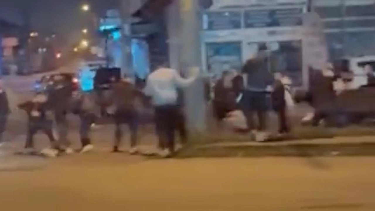 Düzce&#039;de eski Sanayi Sitesi&#039;nde tartışma kavgaya dönüştü