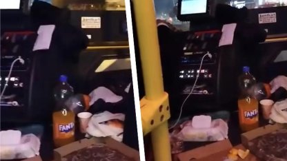 Düzce'de minibüste balık ziyafeti tepki çekti!