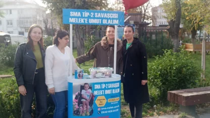 Edirne Keşan'da SMA hastası Melek'e duyarlılık standı