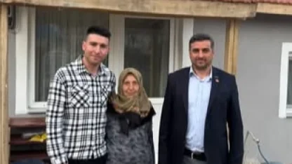 Edirne Uzunköprü’de dayanışma örneği! Besmiye teyze yeni evine kavuştu