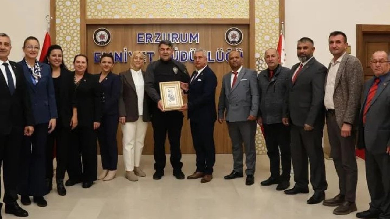 Edirneli muhtarlardan Erzurum&#039;da vefa ziyareti