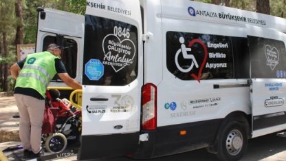 Engelsiz hizmet aracı hayat kolaylaştırıyor