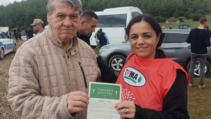 Erdoğan Demir’e TEMA’dan teşekkür belgesi