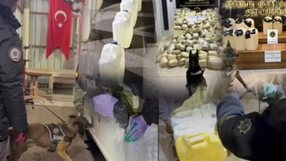 Erzurum ve Mersin'de 447 kilogram uyuşturucu: 3 gözaltı