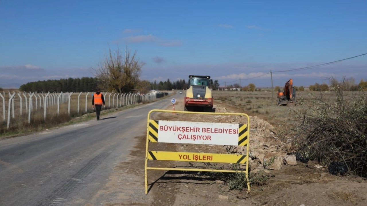 Eskişehir Büyükşehir’den Çifteler’e 30 kilometrelik yol yatırımı