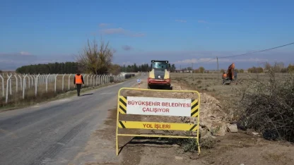 Eskişehir Büyükşehir’den Çifteler’e 30 kilometrelik yol yatırımı