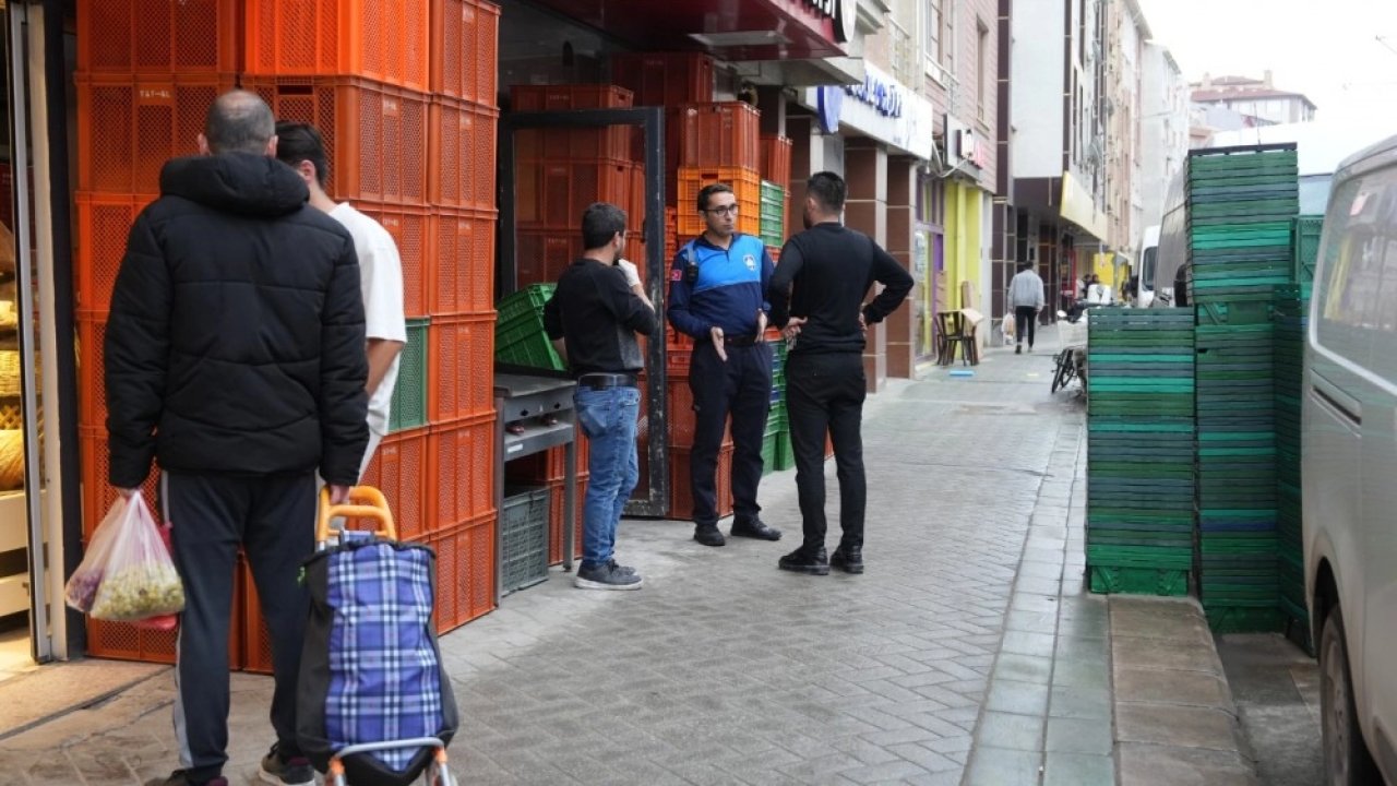 Eskişehir&#039;de kaldırım işgallerine sıkı denetim