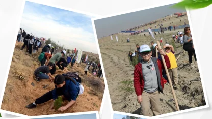 Fidanlar genç enerjiyle toprakla buluştu