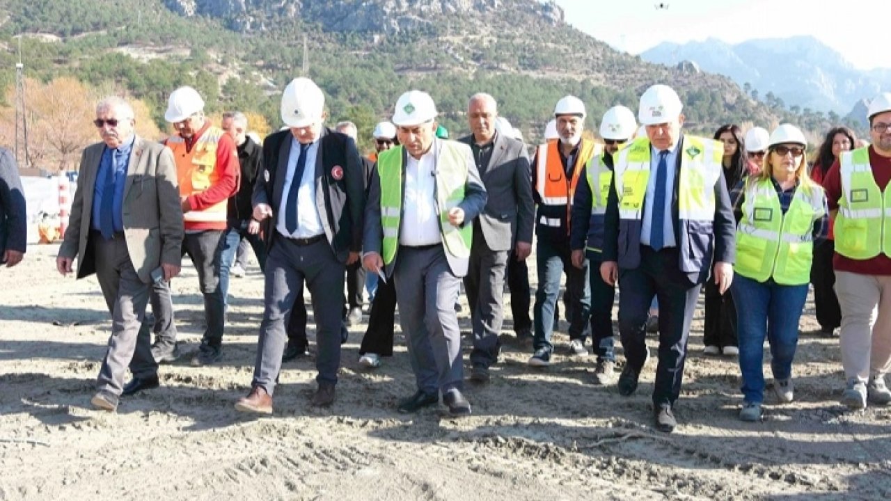 Güngör Geçer&#039;den Adana Pozantı Atık Su Arıtma Tesisi’ne inceleme