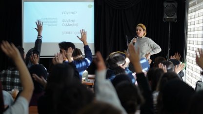 İstanbul Beylikdüzü’nde kadına şiddete karşı birlik ve dayanışma