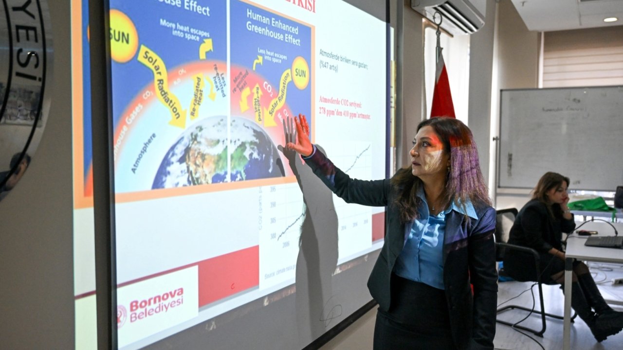 İzmir Bornova’da öğretmenlere &#039;yeşil gelecek&#039; eğitimi