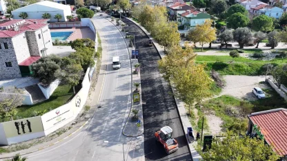 İzmir'de Urla’ya iki caddeye yeni çehre 