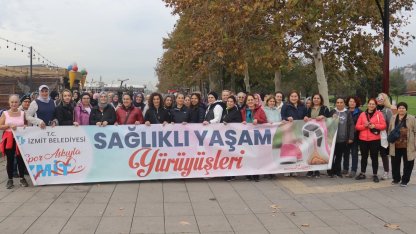 İzmit’te adımlar sağlıklı yaşama atıldı