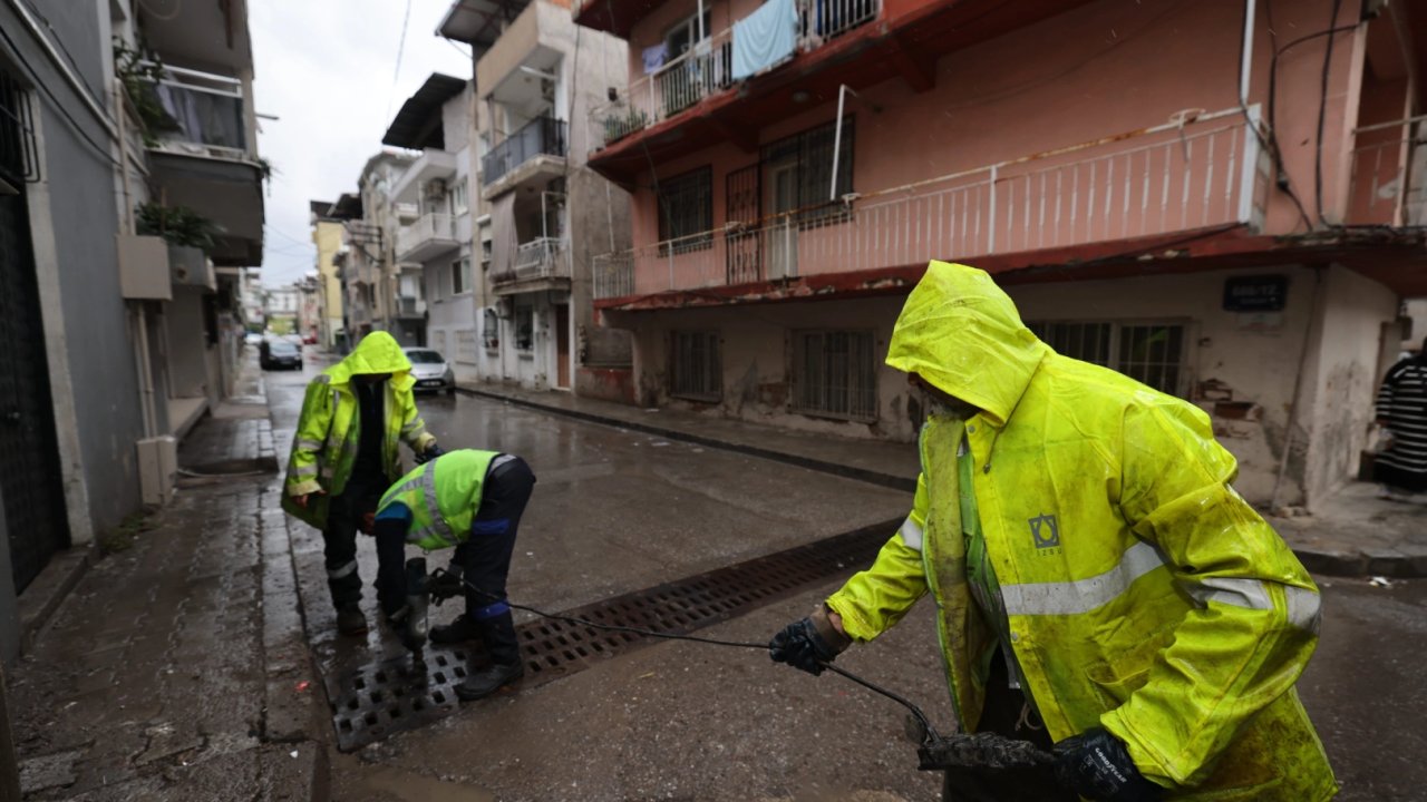 İZSU, İzmir’de kuvvetli yağışlara karşı acil durum planını devreye aldı