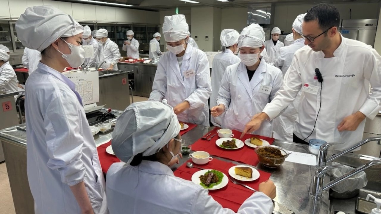 Japon şefler Türk yemeklerini öğrenerek mezun olacak