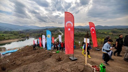 Karamürsel’de yanan bölge 3 bin fidanla yeşerecek