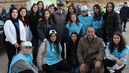 Kayseri Kocasinan'da mavi ile yeşil buluşuyor