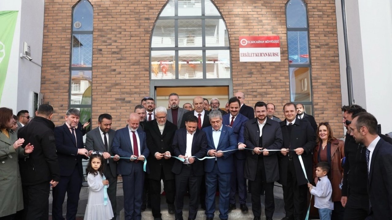 Kayseri Kocasinan&#039;ın Erkilet Kur&#039;an kursu açıldı