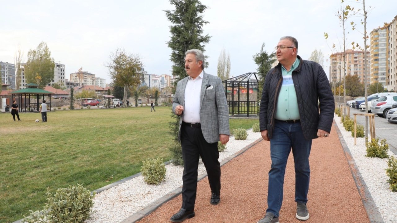 Kayseri Melikgazi&#039;den yeni park projesi