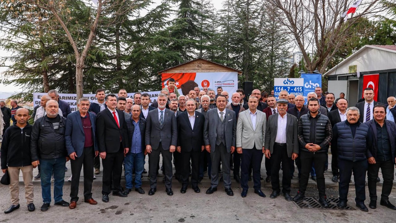 Keçiören&#039;de Başkan Özarslan şoförlerle buluştu