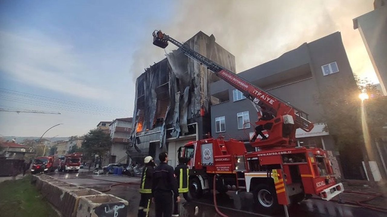 Kocaeli Dilovası&#039;nda kozmetik fabrikasında yangın: 6 ölü, 1 yaralı