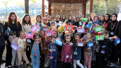 Kocaeli'de çocuklar deprem gerçeğini oyunlarla öğrendi