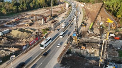 Kocaeli'de o kavşak için 6 noktada birden çalışmalar sürüyor