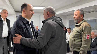 Konya'da Başkan Altay'dan şehit ailesine taziye ziyareti