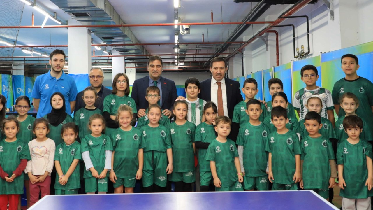 Konya&#039;da Milletvekili Karaman ve Başkan Kılca sporcularla buluştu