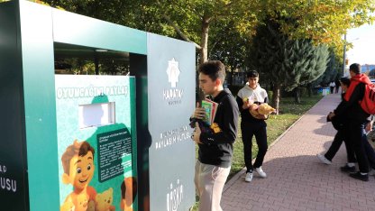 Konya’da “Oyuncak ve Kitap Paylaşım Kumbarası” projesi başladı