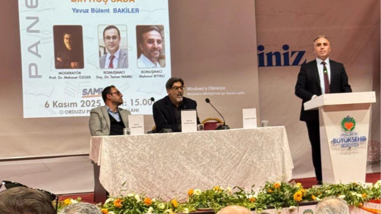 Malatya Kitap Fuarı&#039;nda Yavuz Bülent Bakiler konuşuldu