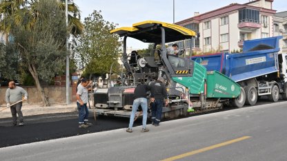 Manisa’da 9 bin ton asfaltla yol konforu arttı