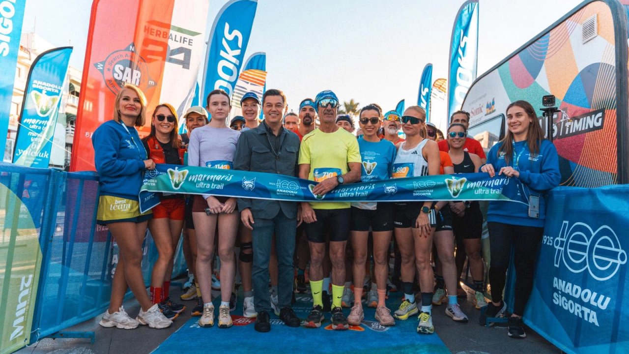Marmaris Ultra Trail&#039;de 15 ülkeden bin 226 sporcu &#039;mavi ile yeşilin&#039; peşinde