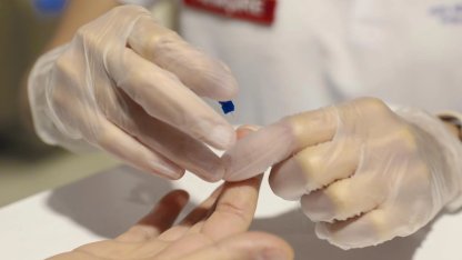 Mersin'de personeli şeker ölçümü yapıldı