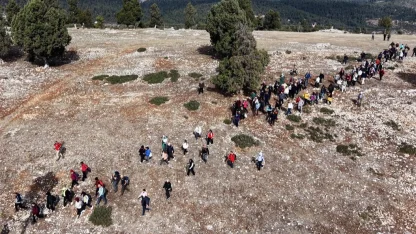 Mersin’de tarihi kilikya yolu yürüyüşüne yoğun ilgi