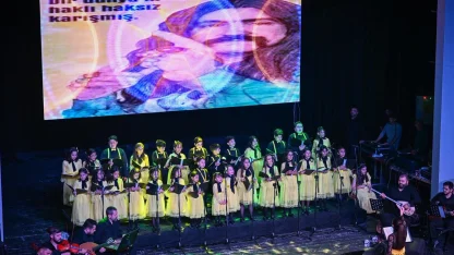 Minik kalplerden büyük ezgiler Malatya’da yankılandı