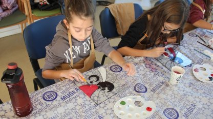 Muğla atölyelerinde Atatürk temalı sanat çalışmaları