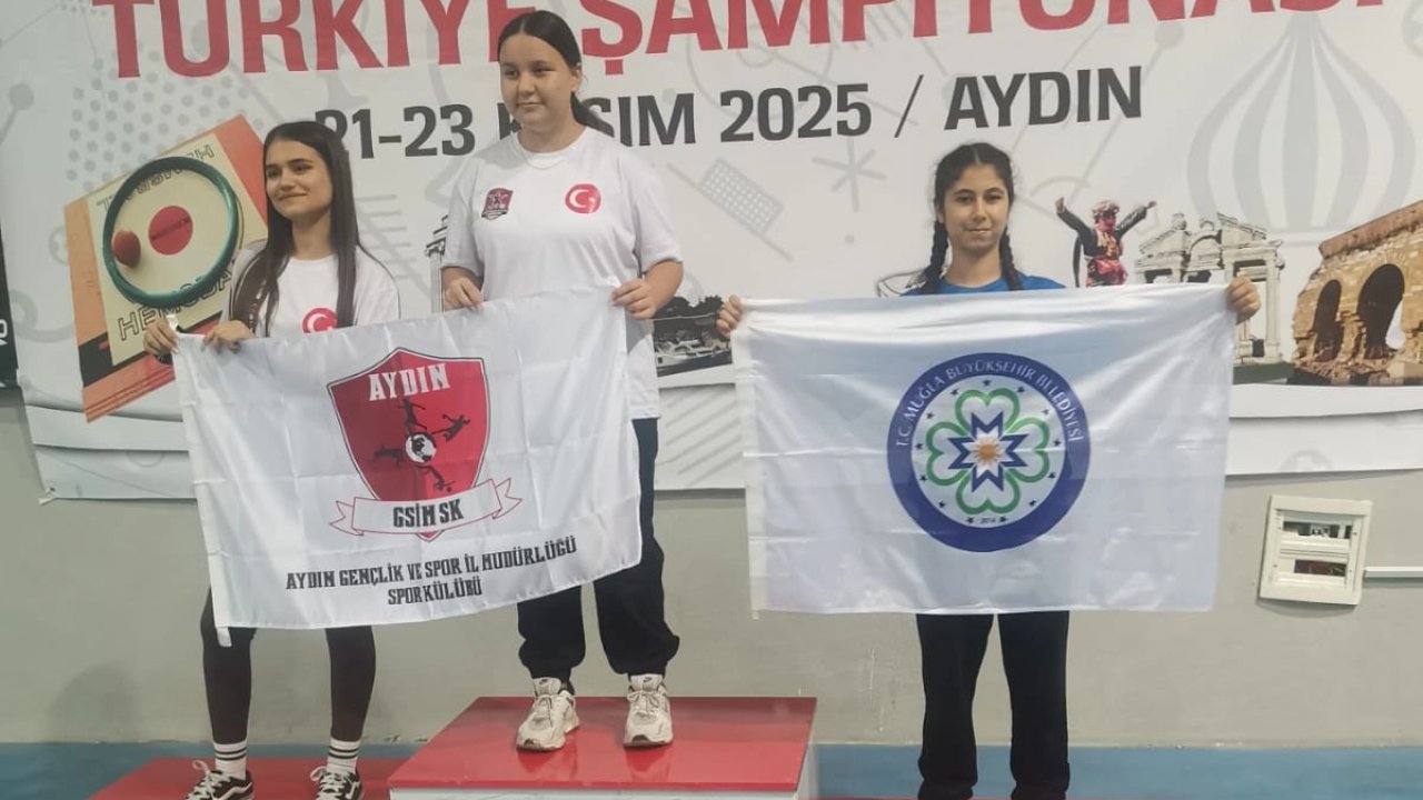 Muğlalı sporculardan 2 Türkiye şampiyonluğu