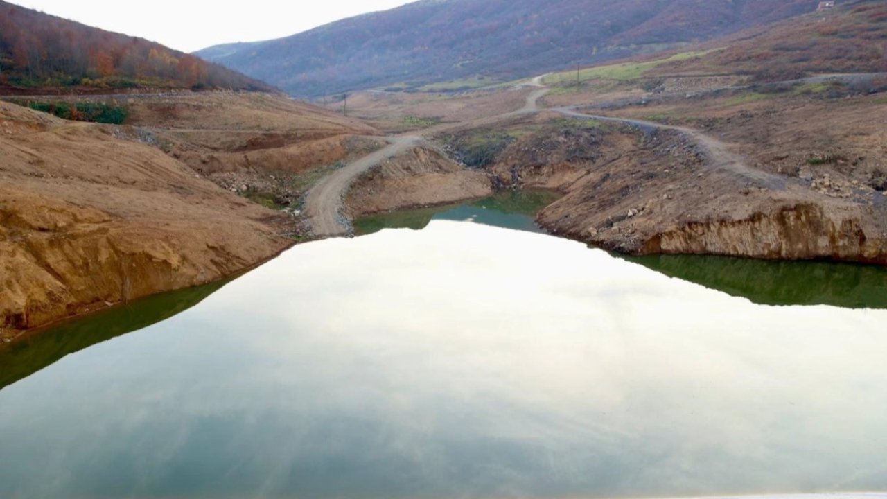 Ordu Korgan Barajı&#039;nda su tutumuna başlandı