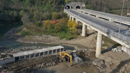 Ordu'da Akçaova Irmağı’na sel önlemi
