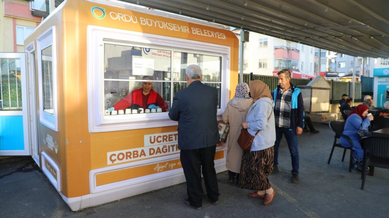 Ordu’da hastanelerde her sabah ücretsiz çorba ikramı