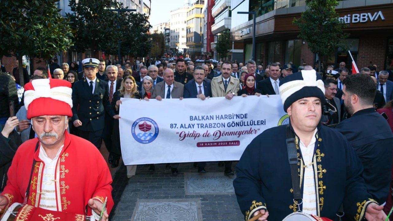 Trabzon’da ‘Gidip de Dönmeyenler’ etkinliği! 511 şehit anıldı