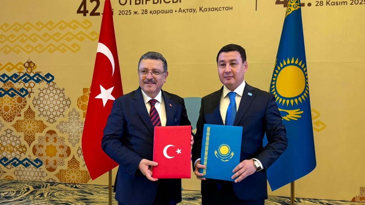 Trabzon&#039;un yeni kardeş şehri Aktau oldu