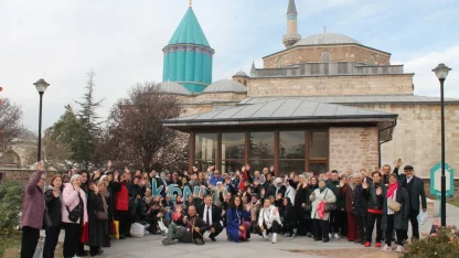 TÜED Uludağ üyelerinden Konya'ya kültür turu