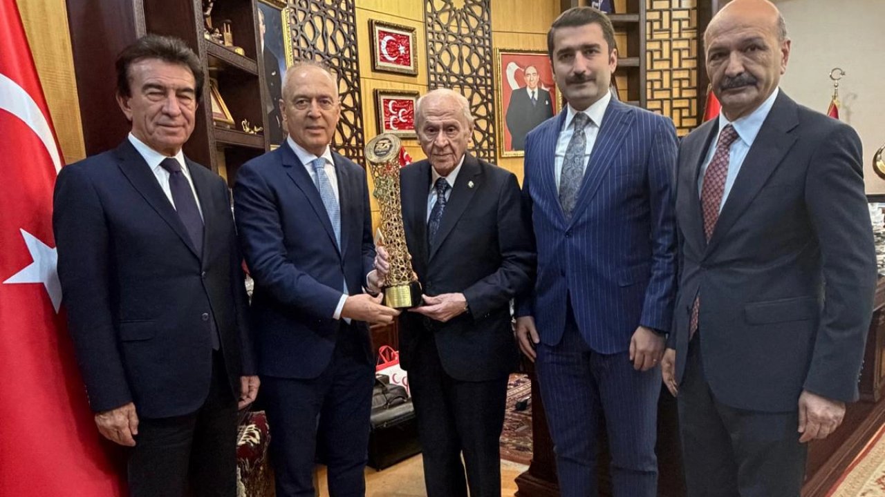 Türkiye Bisiklet Federasyonu’ndan Bahçeli’ye ziyaret