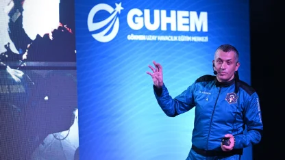 Türkiye’nin 3. astronotu Gökhan Erdem uzay deneyimini GUHEM’de paylaştı... GUHEM bana ilham oldu