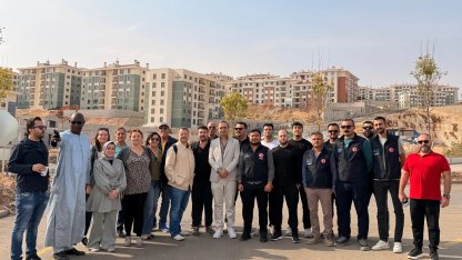 Uluslararası gazeteciler afet şehirlerinde asrın inşasına hayran kaldılar