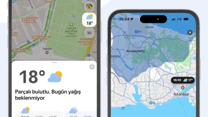 Yandex Maps'e gerçek zamanlı hava durumu tahminleri geldi