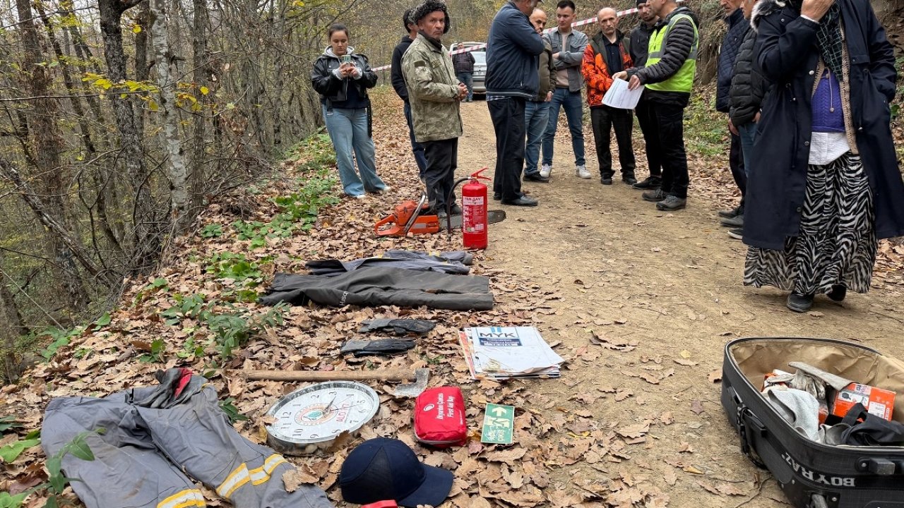 Yığılca&#039;da orman üretim işçileri &#039;mesleki&#039; ter döktü