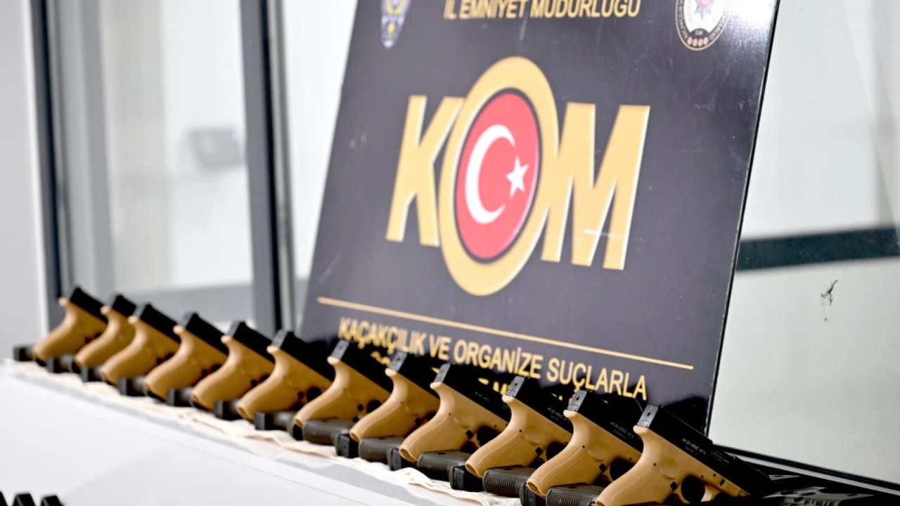 Adıyaman&#039;da bin adet ateşe hazır tabanca ele geçirildi